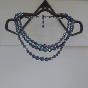 VTG Blue Crystal Choker